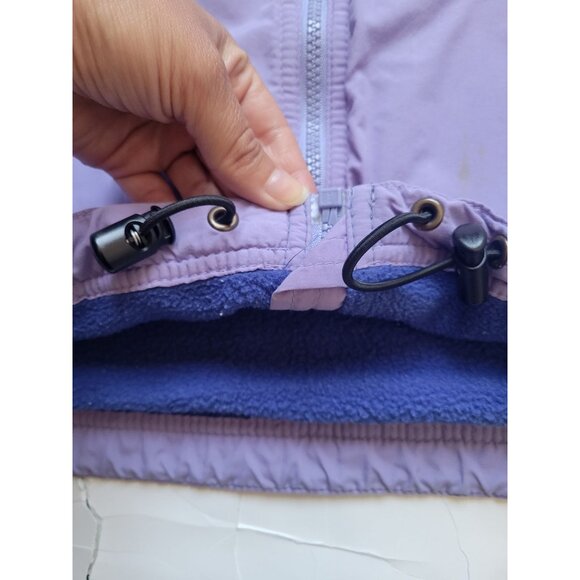 L.L. Bean Vintage Purple Fleece Full Zipper Jacket Size L Outer Wear Camping - Picture 10 of 11